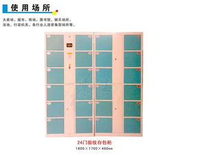 厂家直销商场24门投币寄存柜 超市、水上乐园等场景的最佳储物解决方案